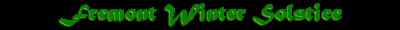 fremont winter solstice