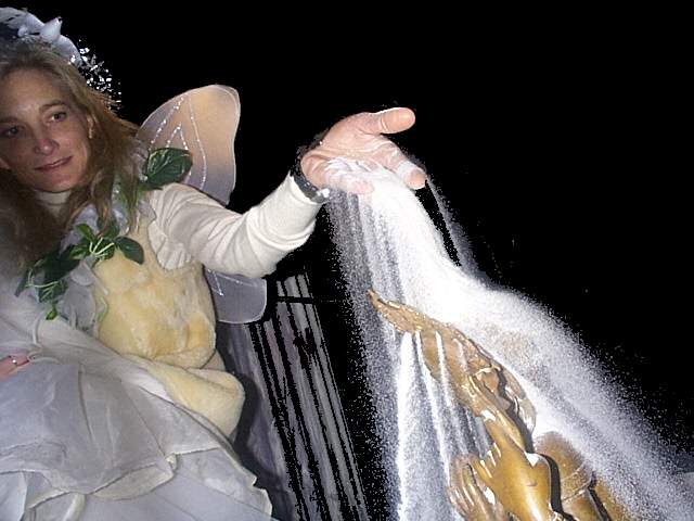 upturned hands clamor for fairy dust