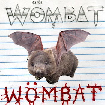 4Shadows - WOMBAT cover, a winged wombat,
                        wombats don't have wings