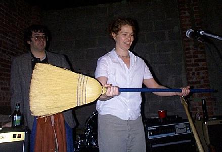 tamzan presents the old irish broom trick as bob deluca looks fondly on