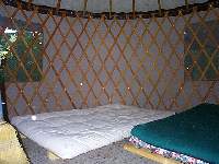 hummingbird yurt interior