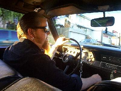 fred coaxes the duster by sunset