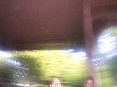 sarah and connie watch me eat corn, sunday, august 1, 1999